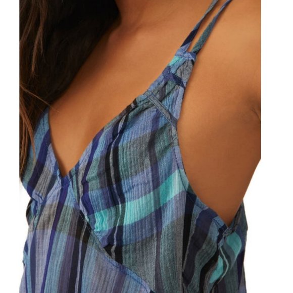 FREE PEOPLE Plaid Tank - Picture 3 of 4